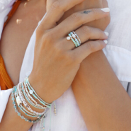 Inspirational Sets Elegant jewellery inspiration with DQ metal jump rings and mini pearls