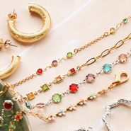 Inspirational Sets Get inspired: create classy jewellery with brass metal belcher chain