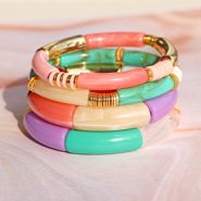Inspirational Sets Create trendy bracelets with acrylic beads tube