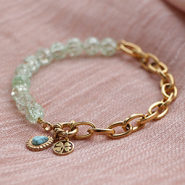 Inspirational Sets How to design earrings and bracelets with crackled glass beads