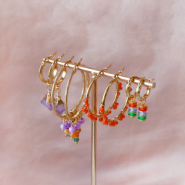 Inspirational Sets Earring inspiration with stainless steel creoles