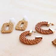 Inspirational Sets Getting started with rattan pendants and rattan earrings