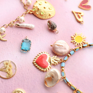 NEW New summer DQ metal charms with enamel