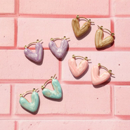 Inspirational Sets Colourful collection with faceted beads and heart earrings