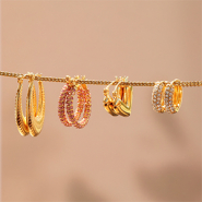 Inspirational Sets Add colour and shape to your jewellery line with stainless steel earrings