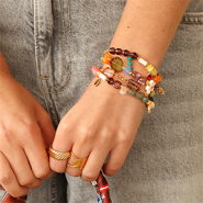 Inspirational Sets Colourful bracelet inspiration with Czech pressed beads
