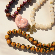 Inspirational Sets Create autumn necklaces with our acrylic and resin bead collection