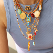 NEW Stainless steel enamel charms