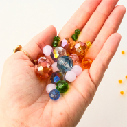 NEW Beautiful faceted beads 
