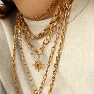NEW Stainless steel jasseron belcher chain findings 