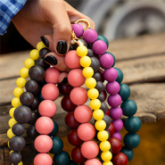 NEW New matte round acrylic beads
