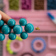 NEW New acrylic beads in winter colours