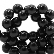 Natural stone beads 8mm Black