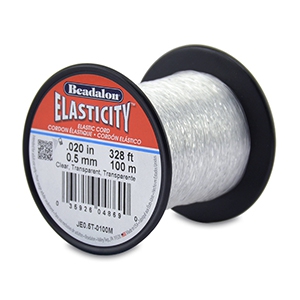 Beadalon Elastic Stringing Wire 0.5mm 100 metre Clear