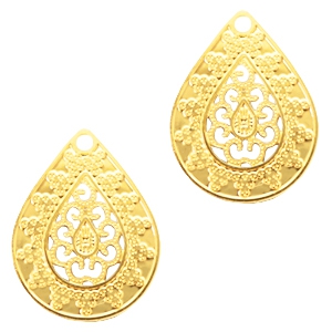 Bohemian charms drop Gold