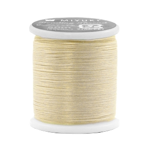 Miyuki beading cord Champagne Gold