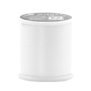 Miyuki beading cord White