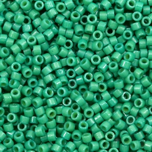 Miyuki beads delica's 11/0 Duracoat Opaque Dyed Spruce Green