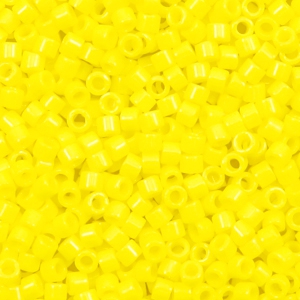 Miyuki beads delica's 11/0 Opaque Yellow