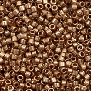 Miyuki beads delica's 11/0 Metallic Light Bronze