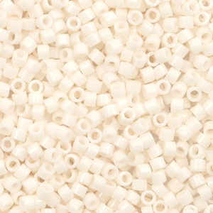 Miyuki beads delica's 11/0 Opaque bisque white
