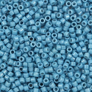 Miyuki beads delica's 11/0 Duracoat Opaque Dyed Bayberry Blue DB-2132