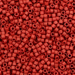 Miyuki beads delica's 11/0 Metallic Matte Brick Red DB-378