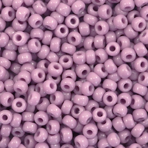 Miyuki seed beads 8/0 Opaque Mauve Purple 8-410