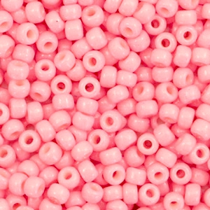 Miyuki seed beads 8/0 Duracoat Opaque Lychee Pink 8-4463