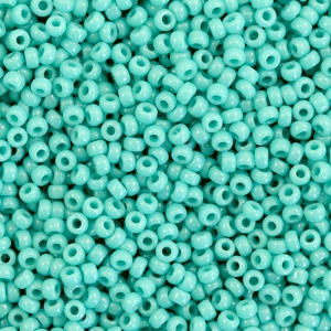 Miyuki seed beads 11/0 Opaque Turquoise Green 11-412