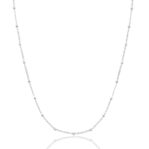 Stainless steel necklaces ball Silver