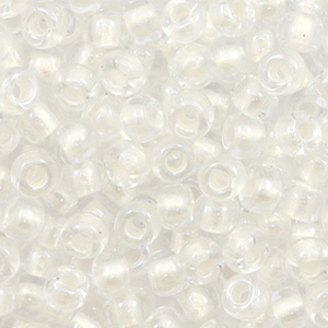Miyuki seed beads 6/0 Pearlized Effect White 6-4601