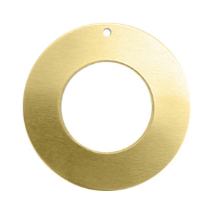 ImpressArt stamping blanks charms ring 25mm Brass Light Gold