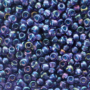 Miyuki seed beads 8/0 Fancy Lined Tidal Blue 8-3539
