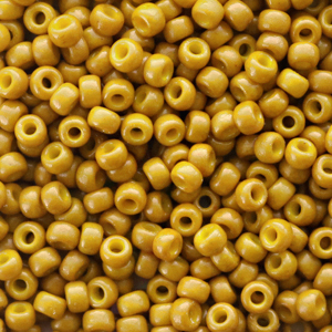 Miyuki seed beads 8/0 Duracoat Opaque Hawthorne Brown 8-4456