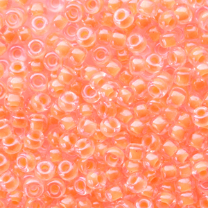 Miyuki seed beads 8/0 Luminous Soft Orange 8-4298