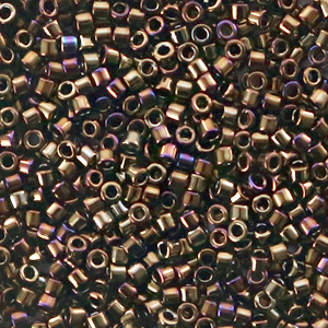 Miyuki beads delica's 11/0 Metallic Iris Brown DB-7
