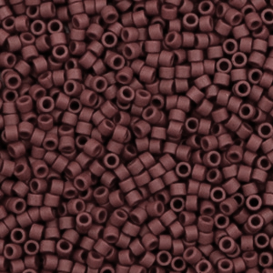 Miyuki beads delica's 11/0 Opaque Matte Currant Brown DB-1584