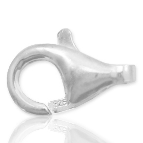 925 Silver findings lobster clasps 9mm Silver