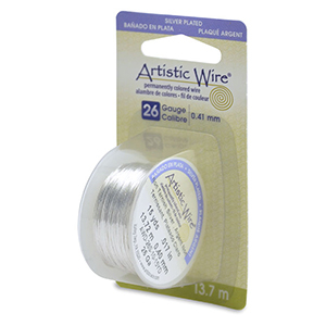 Artistic Wire 26 Gauge Tarnish Resistant Silver