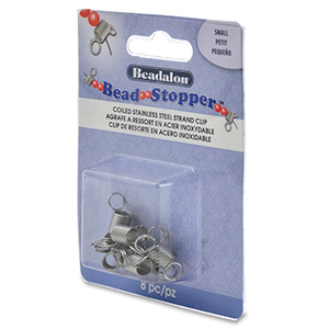 Beadalon Bead Stopper Small 8pcs Stainless Steel