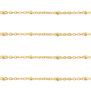 Stainless Steel findings belcher chain 2.0mm Gold