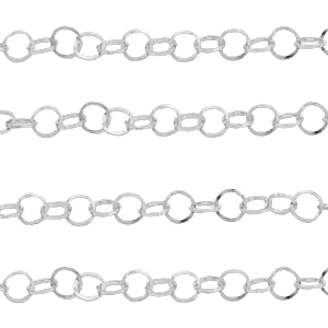 Stainless Steel findings belcher chain Silver