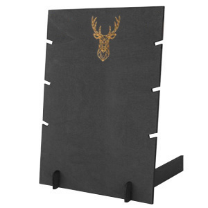 Jewellery display wood for necklaces "'Deer" Black