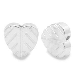 Hematite beads leaf Silver