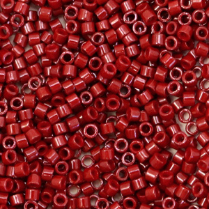 Miyuki beads delica's 11/0 Opaque Dyed Maroon Red DB-654