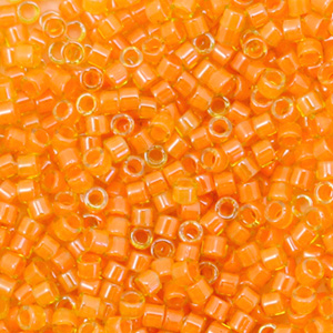 Miyuki beads delica's 11/0 Luminous Mango Orange DB-2045