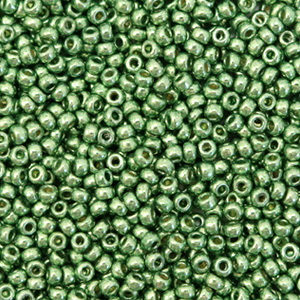 Miyuki seed beads 11/0 Duracoat Galvanized Sea Green 11-4215