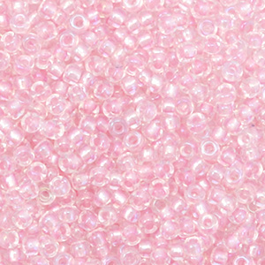 Miyuki seed beads 11/0 Fancy Lined Soft Pink 11-3639