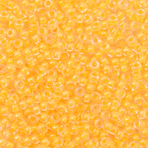 Miyuki seed beads 11/0 Luminous Yellow Orange 11-1121